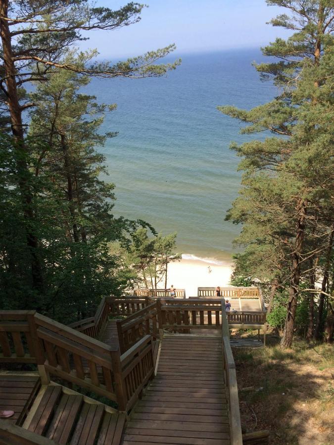 Holiday Home Slavia New 600 Z Balkonem Przy Plazy Miedzyzdroje Kültér fotó